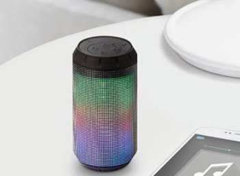 Druckerzubehoer.de: Bluetooth-Lautsprecher mit LED-Lichtshow für 4,97 Euro