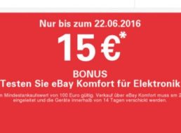 Ebay: 15 Euro Bonus beim Elektronik-Ankauf ab 100 Euro