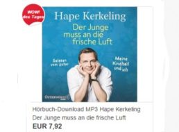 Hörbuch: "Der Junge muss an die frische Luft" für 7,92 Euro zum Download