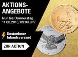 Ebay: Gold- und Silbermünzen zu Schnäppchenpreisen für eine Woche