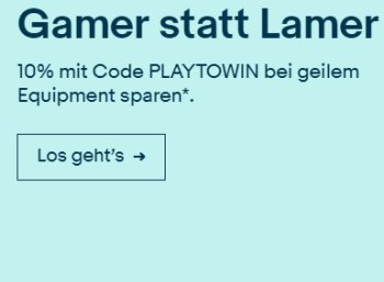 Ebay: Gaming-Artikel mit zehn Prozent Rabatt für zwei Wochen