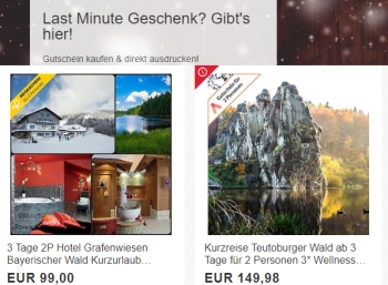 Ebay: Lastminute-Gutscheine für Reisen und mehr ab einem Euro