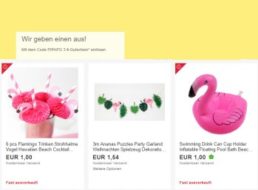 Ebay: 3 Euro Rabatt auf Party-Artikel ohne Mindestbestellwert