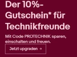 Ebay: Elektronik mit zehn Prozent Rabatt für wenige Tage