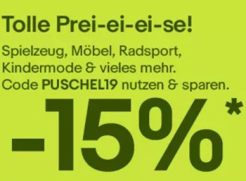 Ebay: 15 Prozent Oster-Rabatt auf Radartikel, Küchenprodukte und mehr