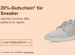 Ebay: Sneaker und Sportschuhe von Adidas und Nike mit 20 Prozent Rabatt