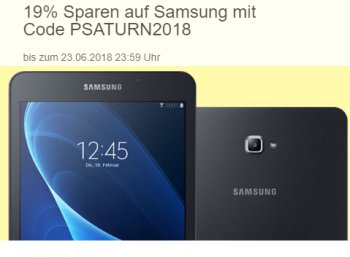 Ebay: 19 Prozent Samsung Rabatt für wenige Tage