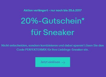 Ebay: 20 Prozent Rabatt auf Sneaker bis kommenden Sonntag