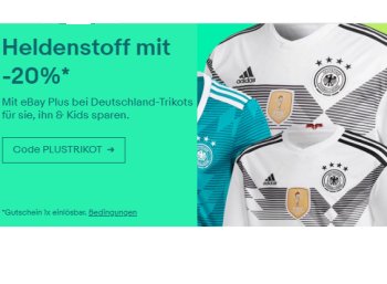 Ebay: Aktuelles WM-Trikot mit 20 Prozent Rabatt ab 39,92 Euro frei Haus (Bild: Ebay.de)