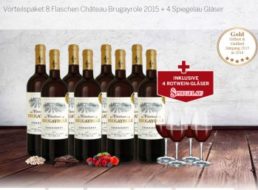 Ebrosia: Acht Flaschen prämierter "Château Brugayrole" & 4 Gläser für 39,90 Euro