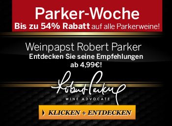 Ebrosia: Parker-Woche mit bis zu 54 Prozent Rabatt auf prämierte Weine