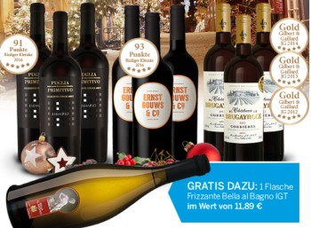 Neun "Weine des Jahres" & ein Frizzante für 44,90 Euro