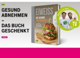 Gratis: Buch "Eiweiss – Das gesunde Abnehmkonzept" für 0 statt 14,95 Euro