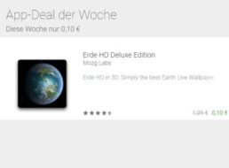 Google Play: "Erde HD Deluxe Edition" für 10 Cent im Angebot