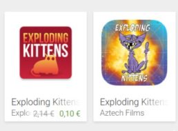 Exploding Kittens: Kult-App jetzt für kurze Zeit für 10 Cent zu haben