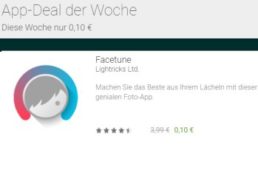 Schnäppchen-App: "Facetune" für 10 Cent statt 3,99 Euro