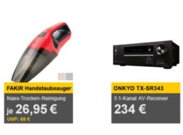 Allyouneed: Handstaubsauger Fakir AS 1072 NT für 26,95 Euro frei Haus