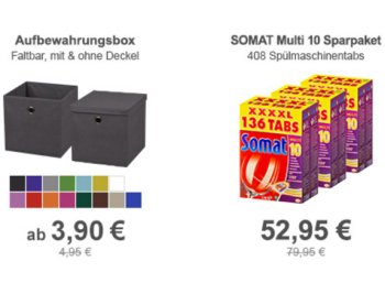 Allyouneed: Faltbare Aufbewahrungsbox für 3,90 Euro frei Haus