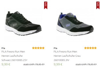 Outlet46: Fila-Sneaker für 9,99 Euro frei Haus