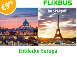 Flixbus: 500.000 April-Tickets für je 9,99 Euro ab sofort buchbar