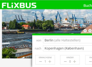 Für den spontanen Wochenendausflug in den Norden gibt es bei Flixbus das unschlagbare Angebot für 9 Euro nach Schweden oder Dänemark. (Bild. Flixbus)