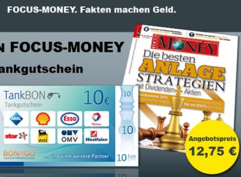 Fünf Ausgaben Focus Money