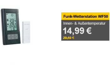 Funkwetterstation WF50 für 14,99 Euro frei Haus