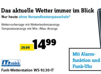 Funkwetterstation WS-9130-IT für 14,99 Euro