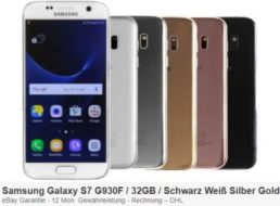 Ebay: Samsung Galaxy S7 als B-Ware für 119,90 Euro