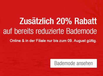 0 Prozent Rabatt auf bereits reduzierte Ware bei Galeria