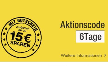 Galeria Kaufhof: Bis zu 15 Euro Rabatt beim neuen Sechs-Tage-Rennen