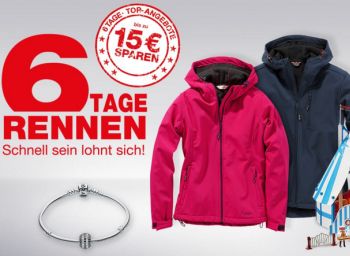 Galeria: 6-Tage-Rennen mit bis zu 15 Euro Rabatt und Gratis-Versand