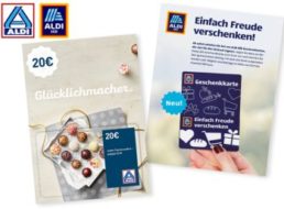 Aldi: Discounter nimmt Geschenkekarten ins Programm