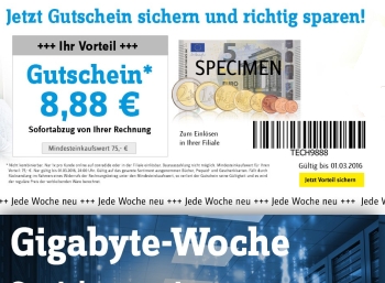 Conrad: GByte-Woche mit 8,88 Euro Extra-Rabatt auf SSDs und mehr