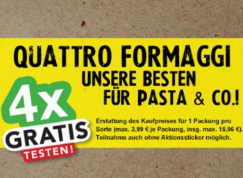 Gratis: Käse von Giovanni Ferrari im Wert von 16 Euro dank Cashback zum Nulltarif