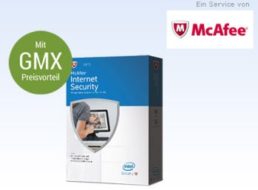 GMX: McAfee Internet Security 3 bis 12 Monate gratis