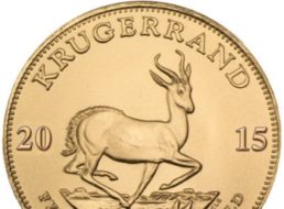 Ebay: Goldmünze Krügerrand 2015 (eine Unze) für 1095 Euro frei Haus