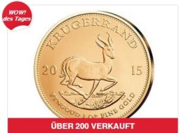 Ebay: Krügerrand-Münze zum tagesaktuellen Goldpreis ohne Aufschlag