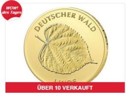 Ebay: Goldmünze "Deutscher Wald – Linde" für 199 Euro frei Haus