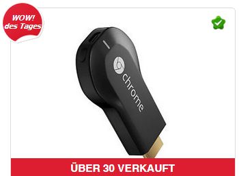 Google Chromecast für 29,90 Euro frei Haus