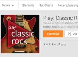 Google: MP3-Album "Classic Rock" mit fünf Songs zum Nulltarif