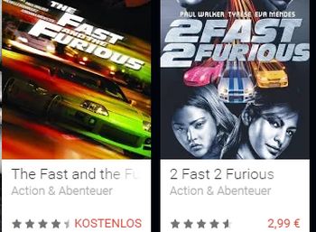 "The Fast and the Furious" gratis