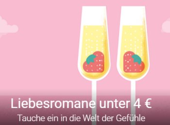 Google Play: Liebesromane als eBook für unter vier Euro