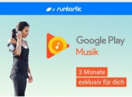 Gratis: Drei Monate "Google Play Music" für Runtastic-Nutzer