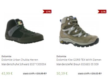 Goretex: Schuhe und Stiefel via Outlet46 ab 43,99 Euro frei Haus