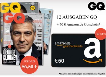 GQ: Jahresabo für rechnerisch 6,50 Euro dank Gutschein