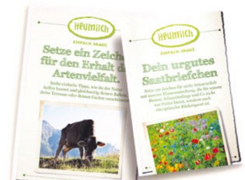 Gratis: Samenbriefchen mit Wildblumenmischung zum Nulltarif frei Haus