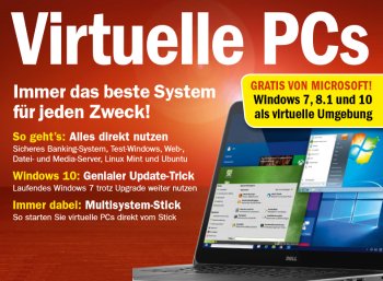 Gratis: Sonderheft "Virtuelle PCs" zum kostenlosen Download