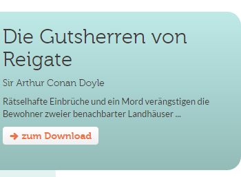 Gratis-Hörbuch "Die Gutsherren von Reigate"