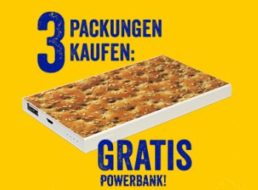 Gratis: Powerbank beim Kauf von drei Wasa-Produkten